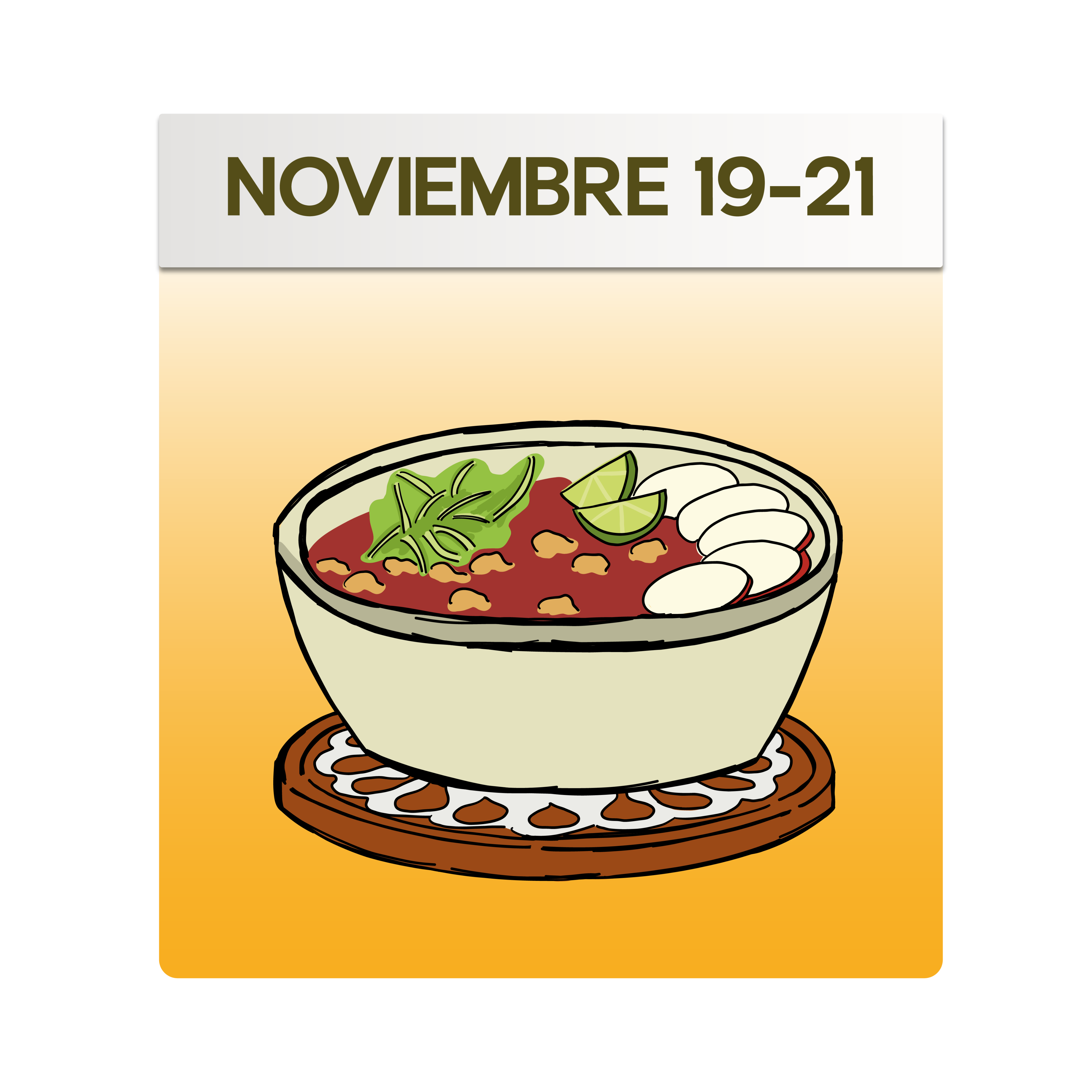 Ilustración del Festival del pozole