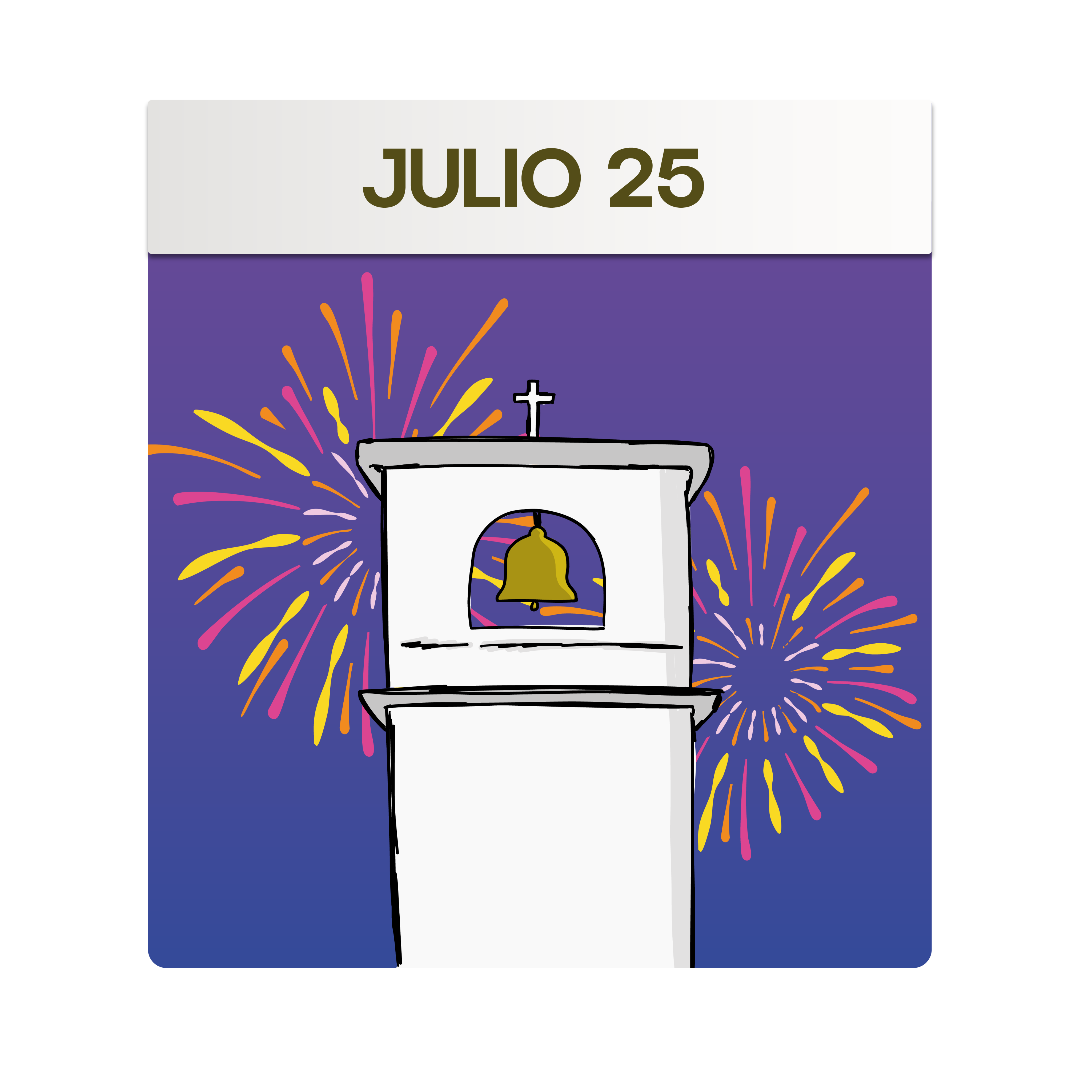 Ilustración de la celebración de Santiago Apóstol