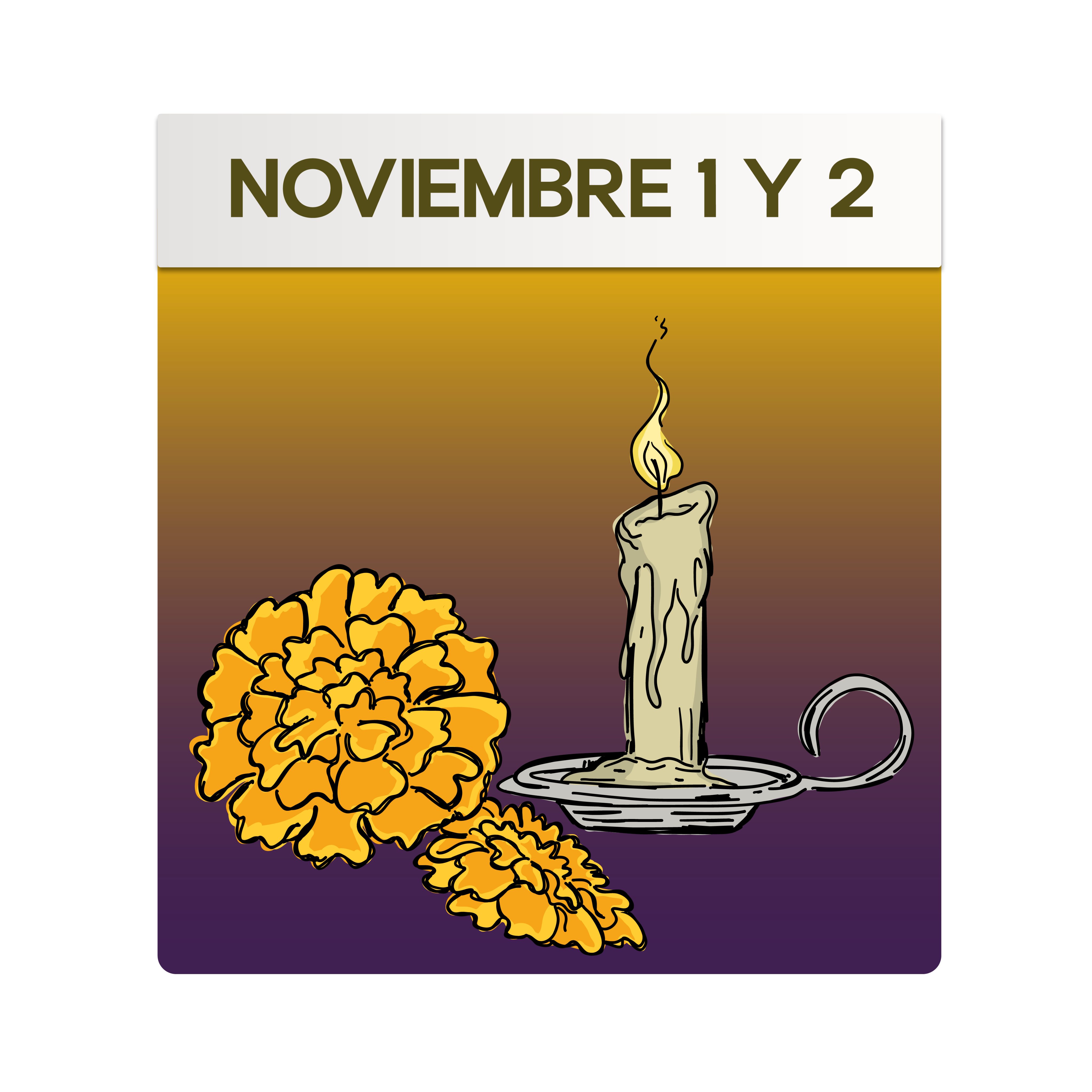 Ilustración de la celebración de Xantolo